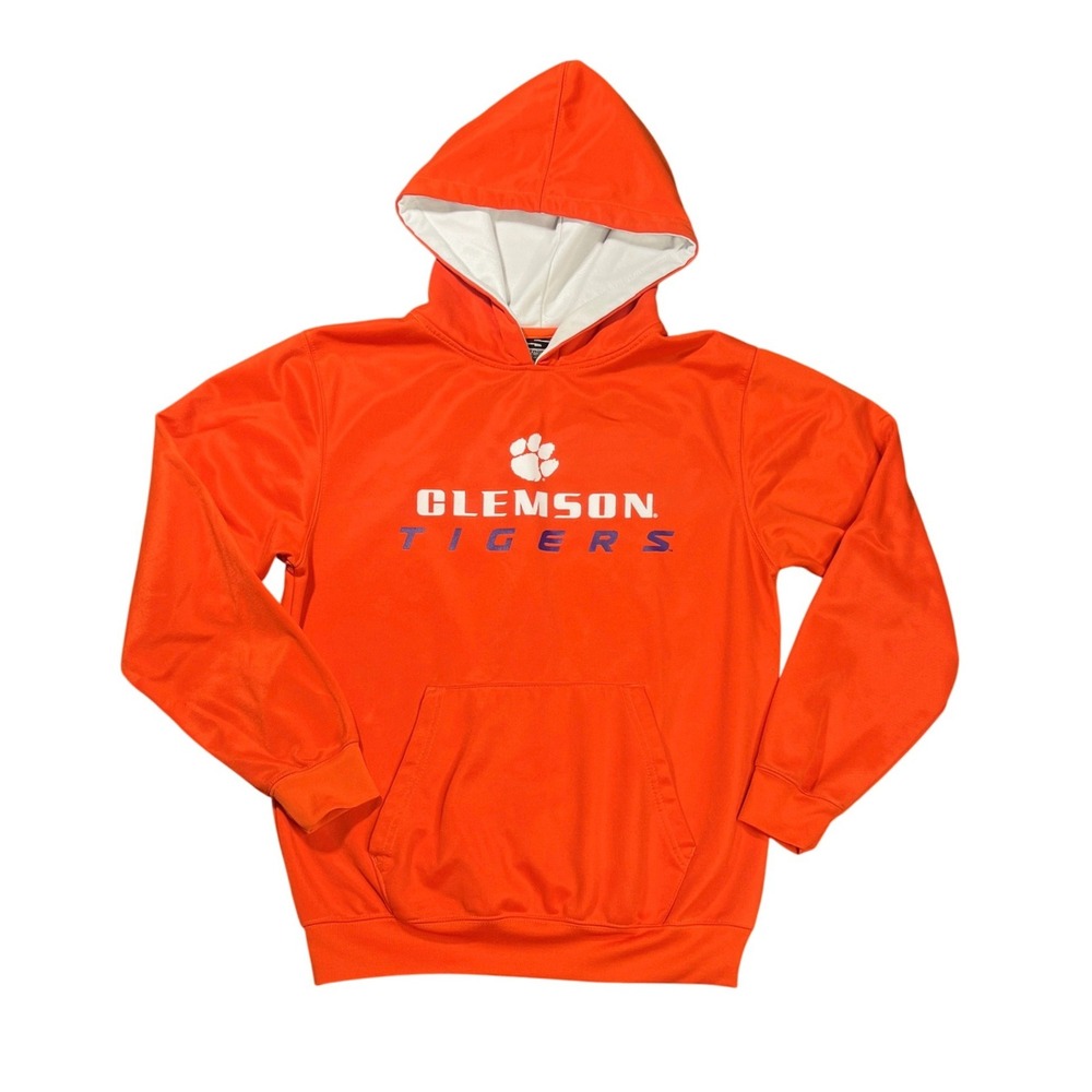 Stadium Athletics Clemson Tigers Youth Large‎ Orange Pullover Hoodie Y2K CNHJ02
